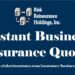 Instant Business Insurance Quotes from Risk Reinsurance Holdings, Inc.